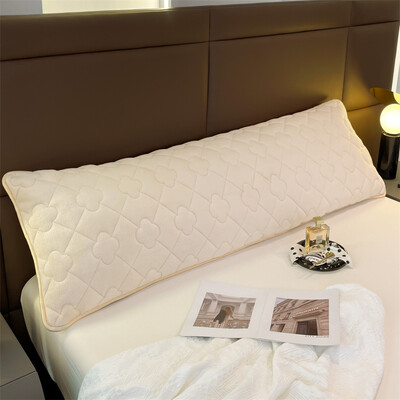 Žiemos storas minkštas ilgas pagalvės užvalkalas lovai Vienpusis aksominis audinys, dygsniuotas pagalvių užvalkalas meilužės poros miegojimo pagalvių užvalkalai