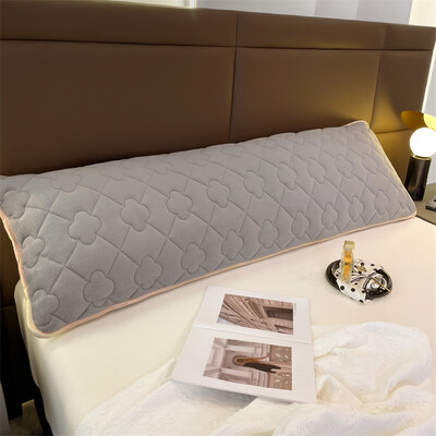 Žiemos storas minkštas ilgas pagalvės užvalkalas lovai Vienpusis aksominis audinys, dygsniuotas pagalvių užvalkalas meilužės poros miegojimo pagalvių užvalkalai