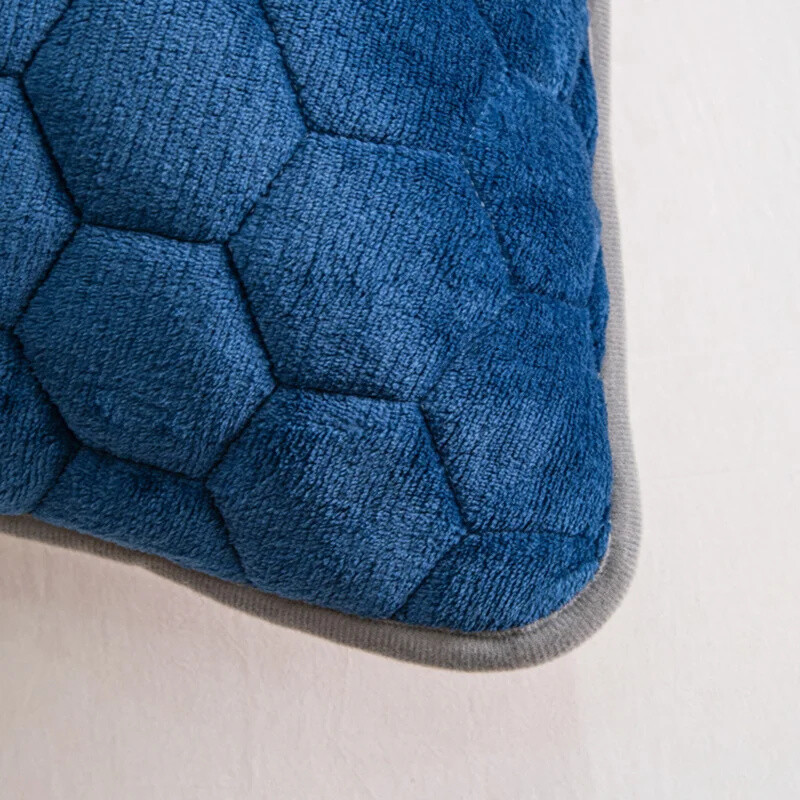 Žiemos storas minkštas ilgas pagalvės užvalkalas lovai Vienpusis aksominis audinys, dygsniuotas pagalvių užvalkalas meilužės poros miegojimo pagalvių užvalkalai