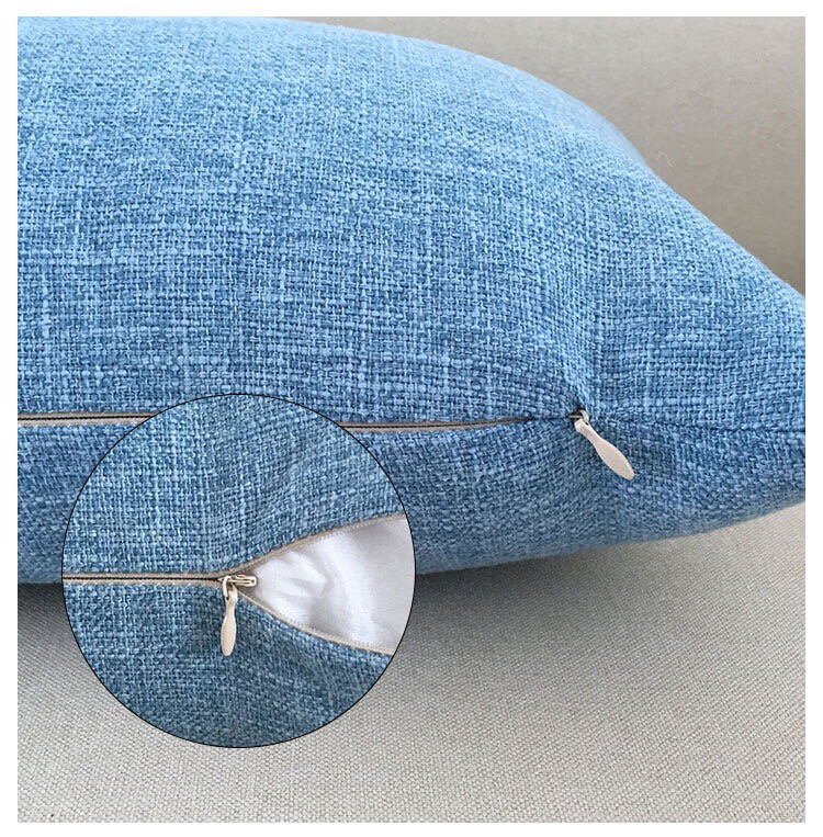 Elevandiluu diivanipadja kate Solid Basic 30x50cm 40x40cm 45x45cm 50x50cm 60x60cm Kodu desaktiveeriv padjakate toolautole