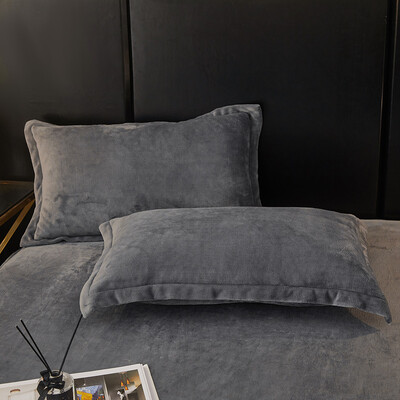 Soojad padjakatted ühevärvilised padjapüürid 48x74cm padjakate ristkülikukujulised padjapüürid funda almohada 2tk Velvet Pillowslip