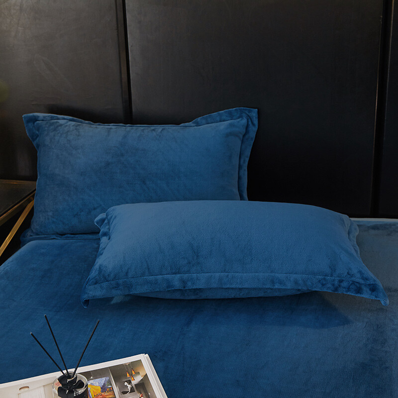 Šilti pagalvių užvalkalai vienspalviai pagalvių užvalkalai 48x74cm pagalvėlės užvalkalai stačiakampiai pagalvių užvalkalai funda almohada 2vnt Velvet Pillowslip