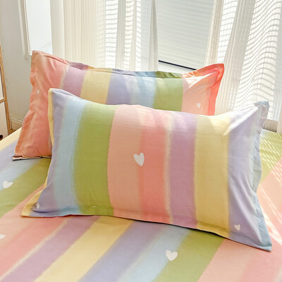 Odai nekenksmingi pagalvių užvalkalai Stripe Style pagalvių užvalkalai 2vnt 48x74cm pagalvių užvalkalai stačiakampiai pagalvėlių užvalkalai 베개커버 Namų lovos pagalvės užvalkalai