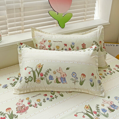 Odai nekenksmingi pagalvių užvalkalai Stripe Style pagalvių užvalkalai 2vnt 48x74cm pagalvių užvalkalai stačiakampiai pagalvėlių užvalkalai 베개커버 Namų lovos pagalvės užvalkalai
