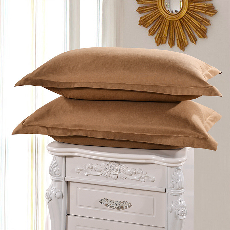 1-osaline puhta halli värvi padjapüür, lühike stiil 100% polüester padjapüür magamistoa ühevärvilistele padjapüüridele 48cm*74cm 50