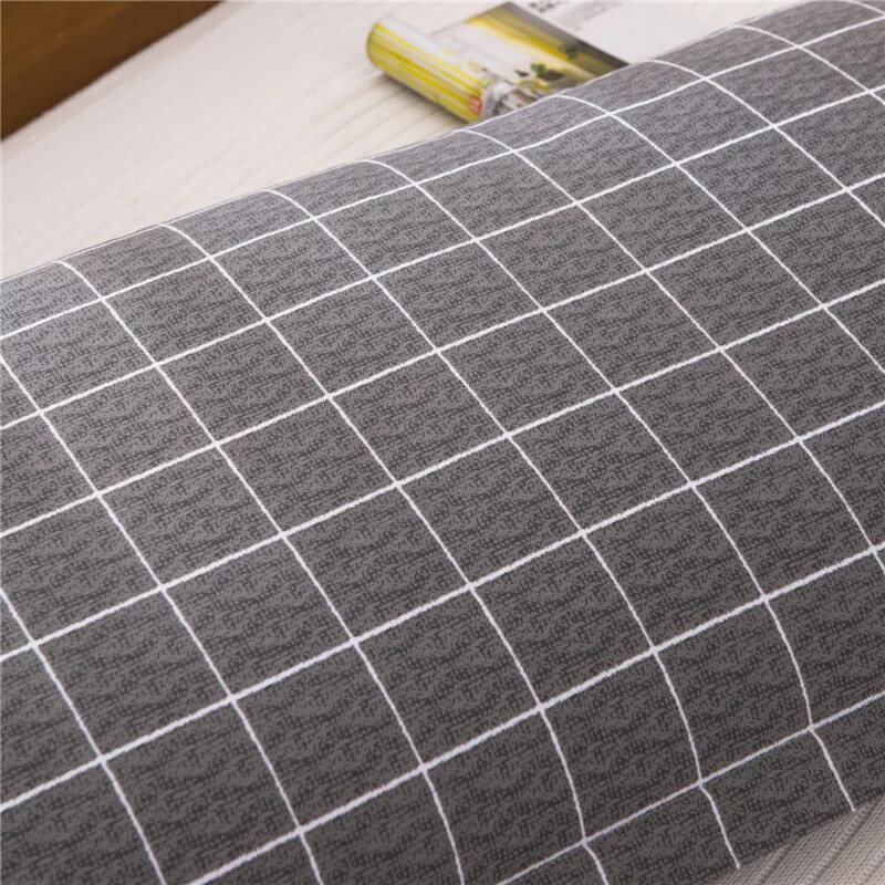 Fetă de pernă lungă din bumbac moale, cu fermoar, husă de pernă pentru cuplu, pentru acasă, 120/150/180 cm