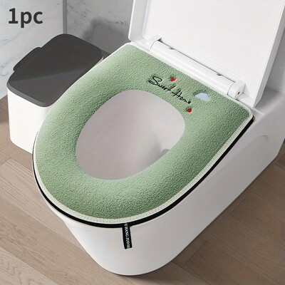 1vnt tualeto sėdynės pagalvėlė su užtrauktuku Buitinė vandeniui atspari universali tualeto užvalkalas visą sezoną Storas tualeto lipdukas reguliuojamas