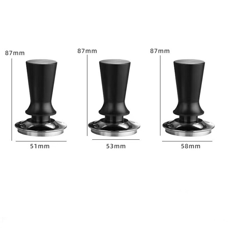 51mm 53mm 58mm Espresso Tamper Barista Tamper cafea cu tampere calibrate din oțel inoxidabil încărcate cu arc