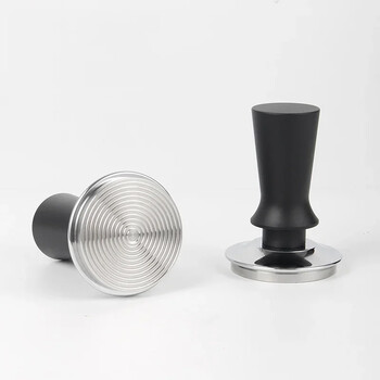 Coffee Tampers Constant Pressure for 51/53/58mm Tamper Espresso από ανοξείδωτο χάλυβα με βαθμονομημένα εργαλεία Barista με ελατήριο