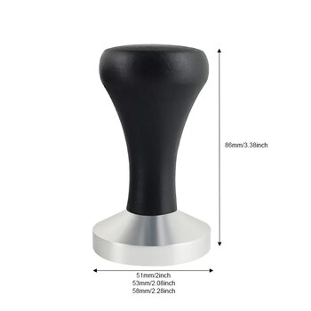 51mm 53mm 58mm Coffee Tamper Kit Tamper Coffee Tamper Ripple Βάση Αλουμινίου Αυτοεπιπεδούμενος Εσπρέσο Tamper Coffee Tamper Kit