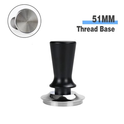 51 mm 53 mm 58 mm kohvi tamperid vedruga laaditud kohvi tamperi lainetusalus, alumiiniumist isetasanduv espresso tamperi kohvi tamperi komplekt