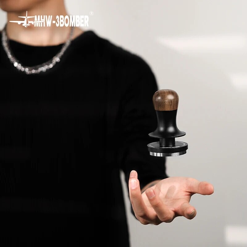 30 svarų pastovaus slėgio kavos tamperis 51 mm 53 mm 58 mm espreso tampresas su kalibruotu spyruokliniu profesionaliu baristo įrankiu