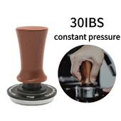 BEARR Chabili täispuidust topeltvedruga kohvipress konstantne press 30IB automaatne adaptiivne sügavusega espresso tamper 53,7/58,35 mm