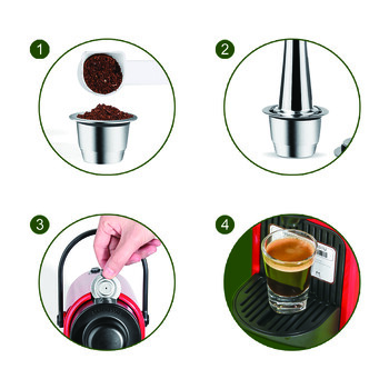 304 από ανοξείδωτο χάλυβα Coffee Tamper Espresso Coffee Powder Hammer For Dolce Gusto Coffee Nespresso Capsule & Portafilter