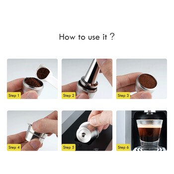 304 από ανοξείδωτο χάλυβα Coffee Tamper Espresso Coffee Powder Hammer For Dolce Gusto Coffee Nespresso Capsule & Portafilter