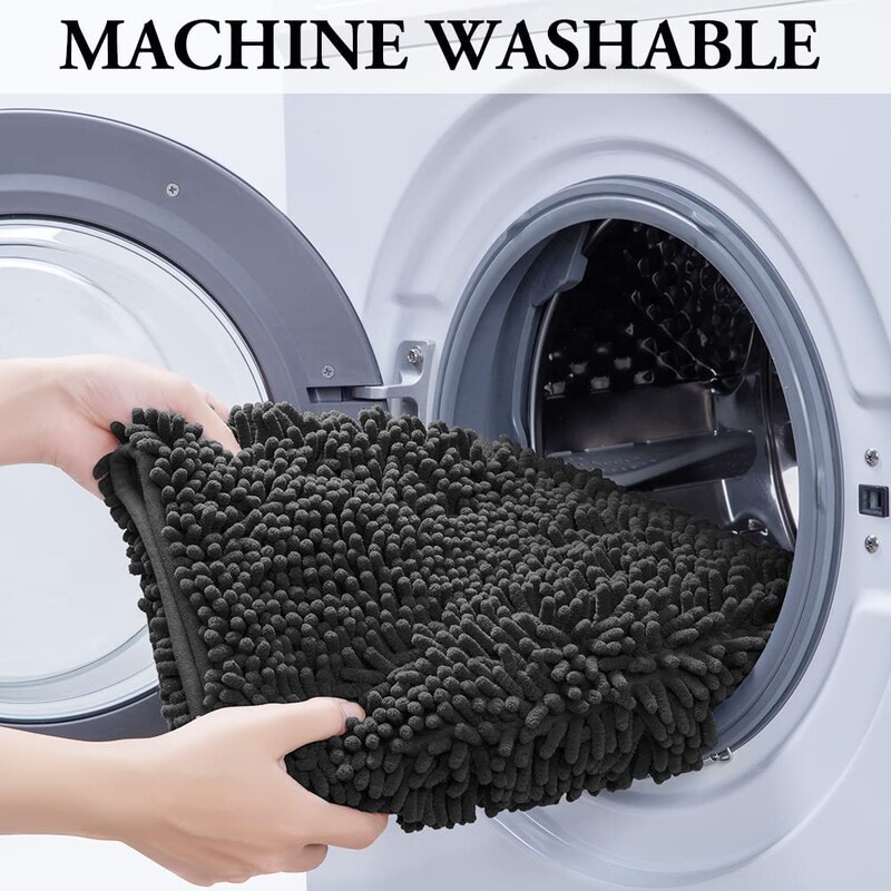 Šenilinis vonios kilimas, neslystantis vonios kilimėlis, minkštas ir patogus pliušinis vonios kilimas