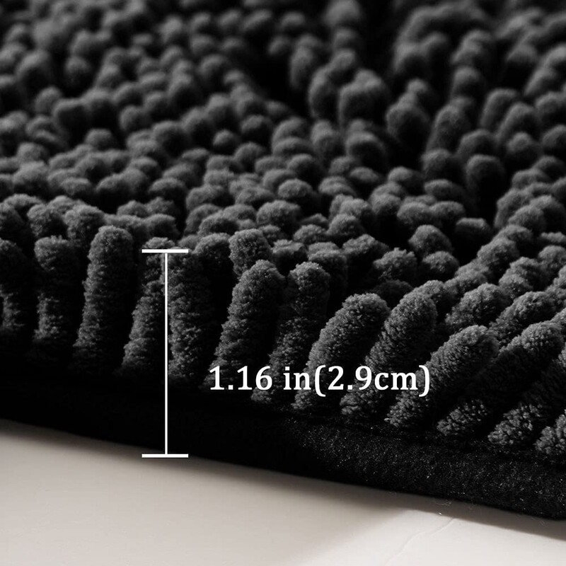 Šenilinis vonios kilimas, neslystantis vonios kilimėlis, minkštas ir patogus pliušinis vonios kilimas