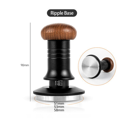 FHEAL 30 lb pastovaus slėgio kavos tamperis graikinių riešutų rankenos espreso tampresai su kalibruotais spyruokliniais baristos įrankiais 51/53/58 mm