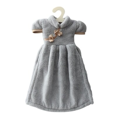 Laste nõud Pesemine Rippuv Pehme Minikleit Väikesed riided Armsad Käsirätik Taskurätik Mikrofiiberrätik Majapidamisnõudepesulapp