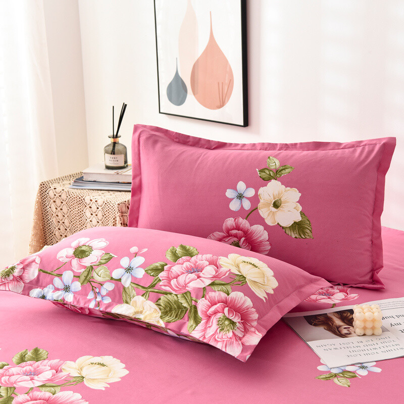 2tk Lilleprinteriga padjapüür Mugavad padjakatted Voodi üheinimesevoodi kaheinimesevoodiga 48x74cm padjapüür kodukaunistuse padjapüürid