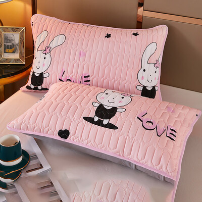 Šiaurės Europos dviaukštis pagalvės užvalkalas, vandeniui atsparus erkėms atsparus antibakterinis dygsniuotas medvilninis pagalvės užvalkalas miegamojo namų apdaila