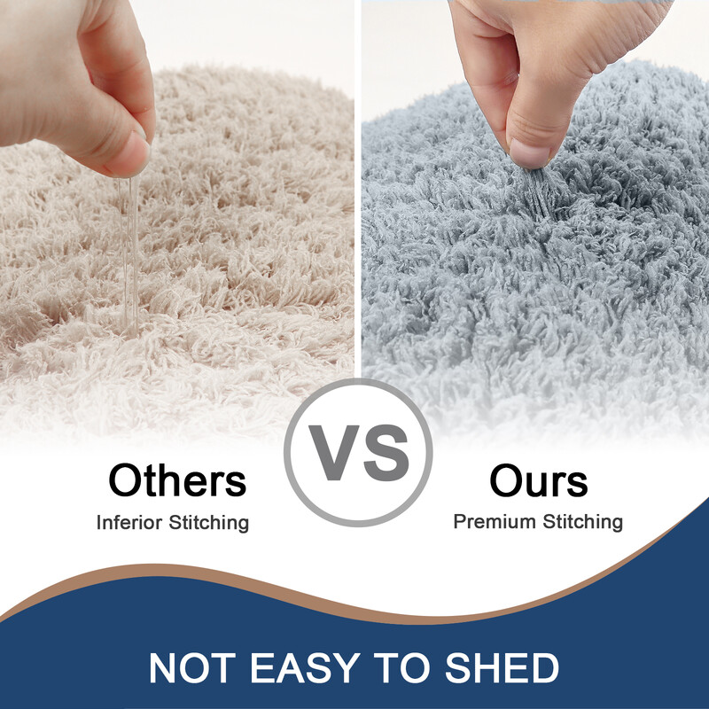 Mikropluošto pėdų kilimėlis Vonios kilimėlis Neslystantis vonios kilimėlis Sugeriantis vonios kilimėlis Minkštas pūkuotas pliušinis, gauruotas vonios kilimėlis ir grindų kilimėlis