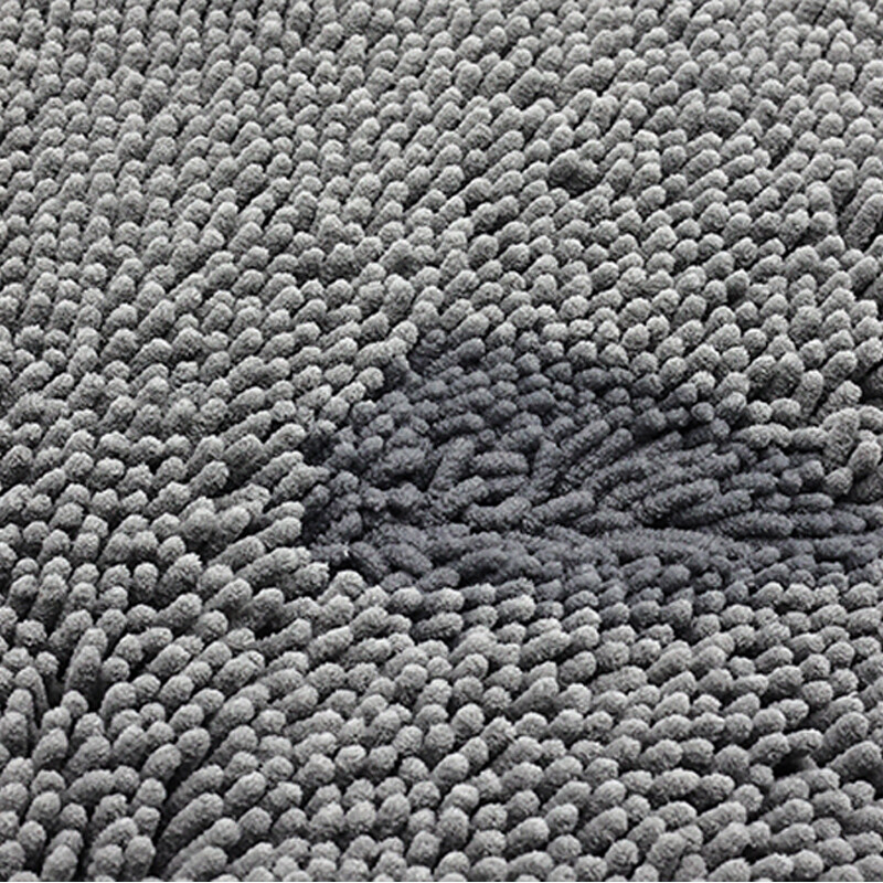 1tk 40*60cm Sinine pehme ja imav šenill-vannivaip - libisemiskindel ja kiiresti kuivav dušivaip koduvannituppa - masinpestav