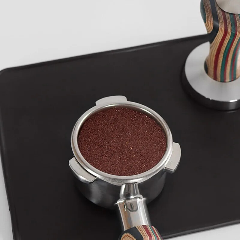 51mm/53mm/58mm roostevabast terasest tamper espresso värviline puidust käepide Itaalia tamper Hammer kohvi turustaja Barista nõud