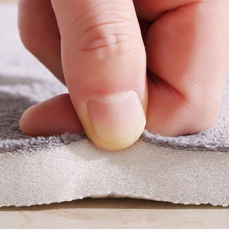 Super απορροφητικό πατάκι δαπέδου Αντιολισθητικό στρώμα μπάνιου Coral Velvet Πατάκι δαπέδου Μπάνιου Πατάκι πόρτας Memory Foam Αντιολισθητικό Σούπερ μαλακό χαλάκι μπάνιου