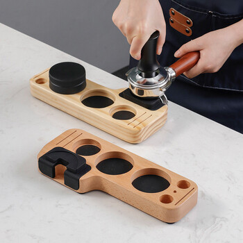 Universal Coffeeware Portafilter Tamper Stand Espresso Distributor Mat Rack Μοχλός καφέ Εργαλείο Tamper Mat Στήριγμα Portafilter