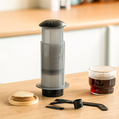 Aparat de cafea portabil Espresso Presă franceză Oală de cafea Accesorii de bucătărie pentru aparatul de presat Aeropress Cafe cu kit de hârtie de filtru