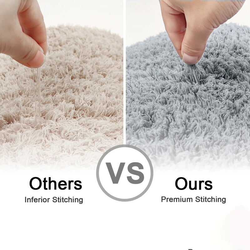 Vannitoa vaip Libisemisvastane Vannimatt Imav vannitoamatt Pehme Mikrofiibrist jalamatt kohev Paljas Shaggy vannitoavaibad ja põrandamatt