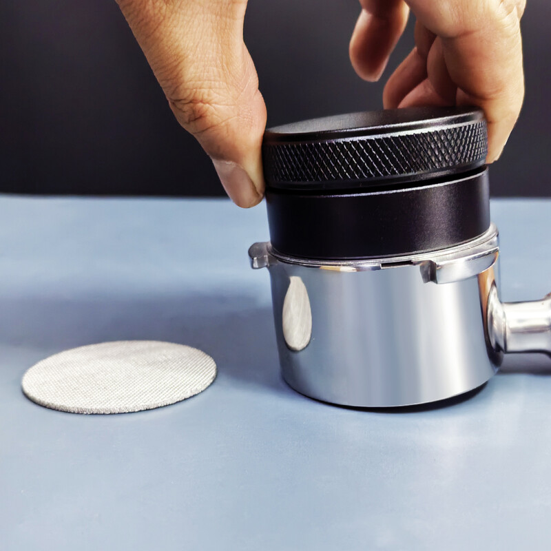 2 tk 53 mm jaotur 53,3 mm Puck ekraaniga 54 mm Breville`i portafiltri jaoks, reguleeritav 53 mm espresso jaotustööriist/niveler