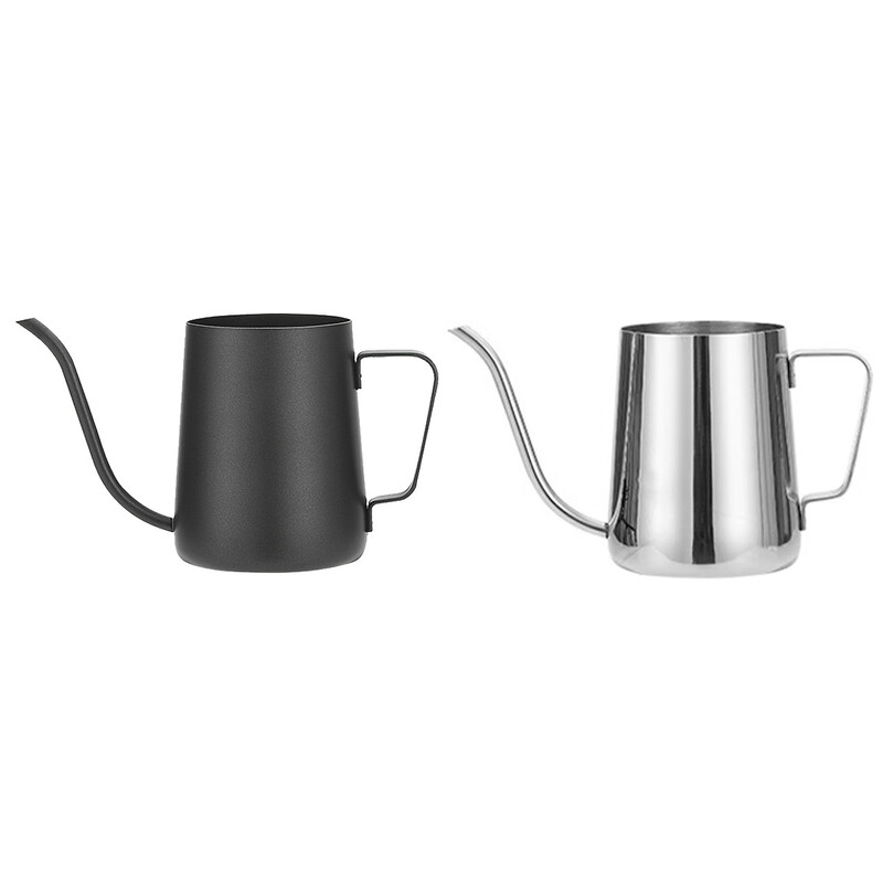 1 cană de lapte din oțel inoxidabil 304, oală de cafea preparată manual, oală pentru urechi suspendată, unelte pentru cafea, accesorii pentru cafea 350/600 ml