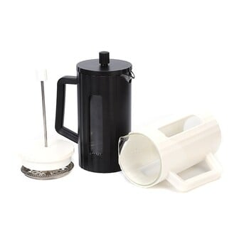 1000ML/ 600ML Френч преса Кафемашина Високо боросиликатно стъкло House Coffee Brewer Пенообразувател за млечна пяна Barista Чайник