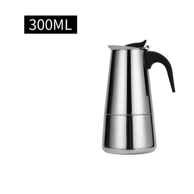 Kavos puodas nerūdijančio plieno filtras Itališkas espreso kavos aparatas perkoliatorius 200/300/450/600Ml Moka kavos virimo aparatas kavos puodas