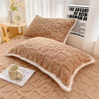 Bonenjoy 2vnt pagalvių užvalkalai žieminiai pagalvių užvalkalai funda almohada aksominiai pagalvių užvalkalai 48x74cm pagalvėlės užvalkalai šiltai namams pagalvės užvalkalai