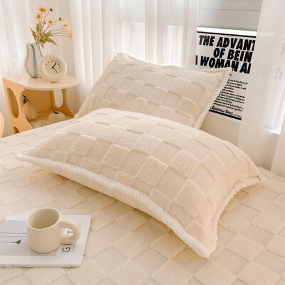 Bonenjoy 2vnt pagalvių užvalkalai žieminiai pagalvių užvalkalai funda almohada aksominiai pagalvių užvalkalai 48x74cm pagalvėlės užvalkalai šiltai namams pagalvės užvalkalai