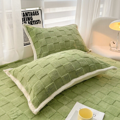 Bonenjoy 2vnt pagalvių užvalkalai žieminiai pagalvių užvalkalai funda almohada aksominiai pagalvių užvalkalai 48x74cm pagalvėlės užvalkalai šiltai namams pagalvės užvalkalai