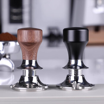 Coffee Tamper Constant Pressure Adjustable Height 51/53/58,5mm SUS304 Powder Hammer Espresso Tamper Επίπεδη βάση για καφέ Αξεσουάρ