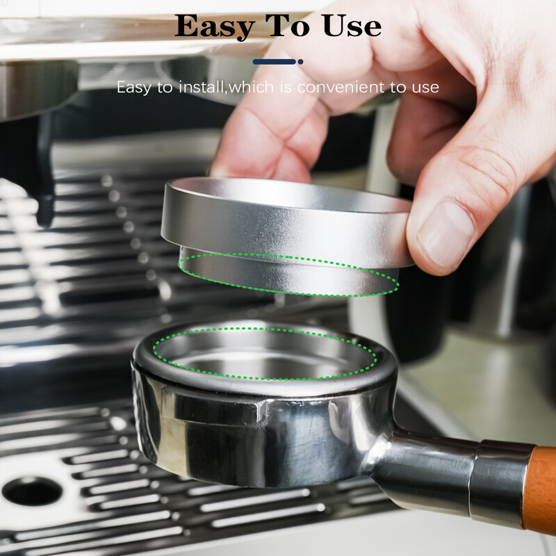 2KOM Aluminijski prstenovi za doziranje kave za zdjele za kuhanje za 51/53/58MM portafiltere za kavu