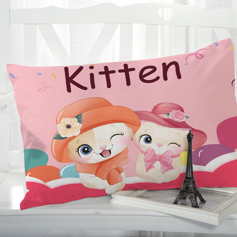 1tk Cartoon Padjakate lastele Voodipesu Padjapüür Padjapüür Padjakatted dekoratiivsed 50x70 50x75 Lapsed beebi Loomakass