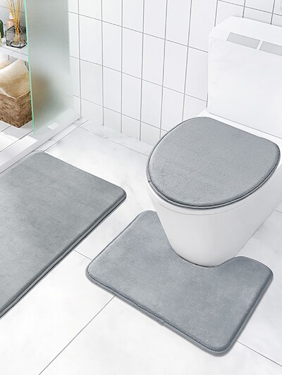 1vnt Ping Ban Super Absorbent Anti Slip Memory Foam Vonios kilimas, Mašininio prausimosi kilimėlis