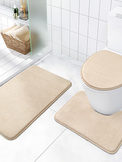1vnt Ping Ban Super Absorbent Anti Slip Memory Foam Vonios kilimas, Mašininio prausimosi kilimėlis