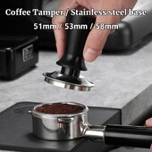 51 mm 53 mm 58 mm espresso tamper Barista kohvi tamper kalibreeritud vedruga roostevabast terasest tamperiga