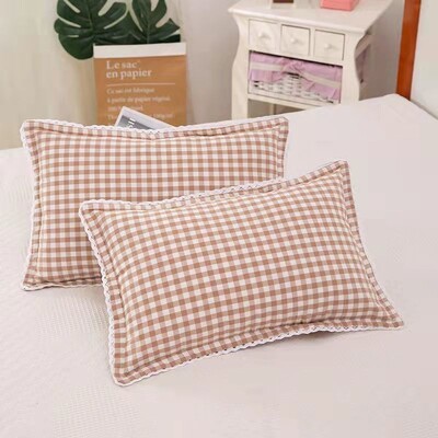 Uus 1 tk 100% puuvillane võre pehme padjapüüri kate Mitme suurusega padjapüür voodipesu koduseks kasutamiseks Diivan õpilastele ristkülikukujulised padjapüürid