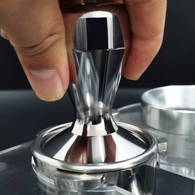 51 mm / 53,3 mm / 58 mm tamperis, aliuminio espresso barista kavos tamperis, skirtas 51/54/58 mm portafiltro kavos priedams