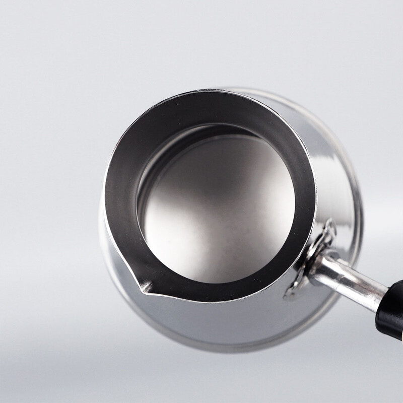 Ilga rankena nerūdijančio plieno „Moka“ puodas europietiškas kavos virdulys sviesto lydymo puodas Kavos reikmenys Turkijos kavos puodai Virtuvės įrankiai