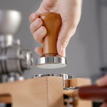 Coffee Barista Espresso Flat Tamper Base Press Mat Δαχτυλίδι δοσομέτρησης Καλάθι καφέ Θήκη Portafilter 58mm 53mm 51mm