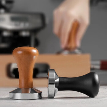 Coffee Barista Espresso Flat Tamper Base Press Mat Δαχτυλίδι δοσομέτρησης Καλάθι καφέ Θήκη Portafilter 58mm 53mm 51mm